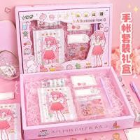 ราคา พร้อมส่งในไทย เซ็ทสมุดโน๊ต กล่องของขวัญ สติ๊กเกอร์ กระดาษโน๊ต เทปกาว ปากกา เซ็ทของขวัญ ลายการ์ตูน น่ารัก Sticker Note (23189294547)