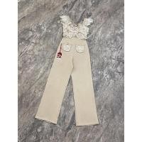 ราคา มือ1 งานป้าย Bellita M จั้มขายาวแต่งลูกไม้ น่ารัก (21669770431)