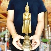 ราคา หลวงพ่อวัดบ้านแหลม ปี2500(หลวงพ่อ5พี่น้อง)พระดีพิธีใหญ่(สูง32ซม.)เนื้อทองเหลืองผสมชนวนเก่า พระอุ้มบาตร (17363814235)