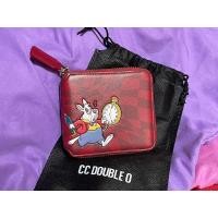 ราคา CC Double O กระเป๋าสตางค์ใบสั้น ซิบรอบ สีแดง (23156003698)