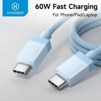 ราคา HAGIBIS FAST CHARGE PD USB C TO C DATA CABLE สําหรับ IPAD MAC CORD CHARGER (25312399323)