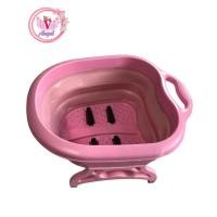 ราคา อ่างแช่เท้า พับได้มีตัวนวดเท้าด้วยจ้าาา พกพาได้ สะดวก (17572576455)