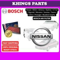 ราคา BOSCH กรองอากาศ Nissan 180SX Almera Skyline X-Trail Elgrand Murano Serena Teana Cefiro | (56952955441)