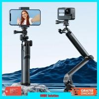 ราคา TELESIN ขาตั้งกล้อง HP กล้อง GoPro Tongsis Monopod Portable 3-Way - TE-TPR-009 (49352956480)