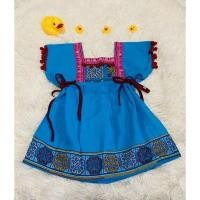 ราคา ชุดกระโปรง ชุดชาวดอยเด็ก0-12 ปี ชุดกระโปรงชาวเขาชุดพื้นเมือง (16361468417)