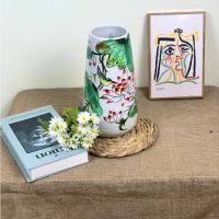 ราคา แจกันดอกไม้มือวาดแจกันดอกไม้เซรามิกแจกันดอกไม้แจกันตั้งโต๊ะแจกันตกแต่งเซรามิก (26177669128)