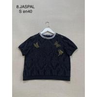 ราคา JASPAL เสื้อลูกไม้ฉลุ สีดำ (23586810410)