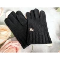 ราคา ถุงมือไหมพรมสีดำ BURBERRY มือสอง (23045430320)