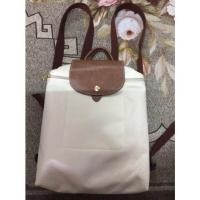 ราคา กระเป๋าเป้ลองชอมแท้สีน้ำตาลครีม (11120780974)