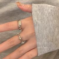 ราคา แหวนเพชรเงินรูปกางเขน สไตล์เท่ๆ ดีไซน์เฉพาะสำหรับผู้หญิง แหวนคู่ แหวนนิ้วชี้ หรูหรามีระดับ (43611731929)