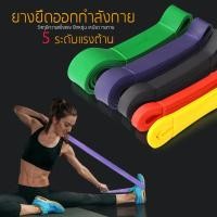 ราคา ยางยืดออกกำลังกาย ฟิตเนส แรงต้านน้ำหนัก 8-60 กก. แท้ % (3980798822)
