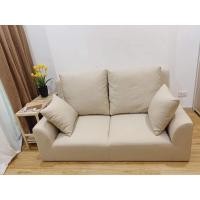 ราคา (มือ2) SALE โซฟา2ที่นั่ง ติดพื้นสไตล์ญี่ปุ่น สีครีม สั่งจากร้านSigmaSofa สภาพ90% มือสอง โซฟาสองที่นั่ง (3255209049)