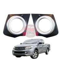 ราคา ครอบ ไฟตัดหมอก MITSUBISHI TRITON มิตซูบิชิ ไทรทัน 2015 2016 2017 2018 (56952494715)