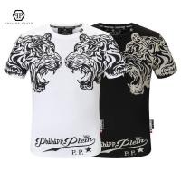 ราคา 6540 เสื้อยืดแขนสั้น พิมพ์ลายเสือดาว แฟชั่น PP สําหรับผู้ชาย philipp (28259871083)