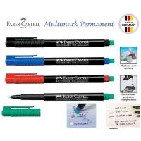 ราคา ปากกาเขียนพลาสติก Faber Castell MULTIMARK Permanent ปากกาเอนกประสงค์ มี 3 ขนาด F,M,S ราคา/1ด้าม (44001331988)