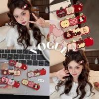 ราคา Vogueพร้อมส่ง สับติดผมแอปเปิลการ์ตุนน่ารักสาหรับผู้หญิงฤดูใบไม้ร่วงและฤดหนาวหน้าผากด้านข้างหน้าก็๊บ (VO-6) (27828582342)