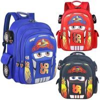 ราคา กระเป๋าเป้สะพายหลัง Pixar Cars Lightning McQueen สีแดง/น้ำเงิน/ดำ เหมาะสำหรับเด็กวัยเรียน (43912409063)