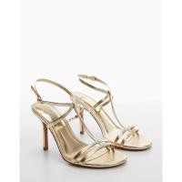 ราคา Mango shoes สีทอง38ส้นเข็ม (24340029839)