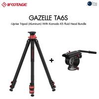 ราคา iFootage Gazelle Tripod TA6S-Uprise (Aluminum) With Komodo K5 Fluid Head Bundle ศูนย์ไทย (15961552121)