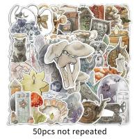 ราคา สติ๊กเกอร์สีน้ํา 50 ชิ้น - Fresh & Vintage Graffiti ตกแต่งกันน้ําสําหรับกระเป๋าเป้สะพายหลัง, ขวดน้ํา, แล็ปท็อป, โทรศัพท์และวารสาร refakeglory (46651183172)