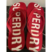 ราคา รองเท้าแตะ flip flops สีแดงsizeM for men แบรนด์Superdry นำเข้าจากญี่ปุ่น ของใหม่มือ1 (24825899409)
