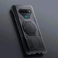 ราคา Black Shark 4 Pro ฝาหลังอย่างเป็นทางการ Black Shark 4s Pro Armored Magnetic Absorption Case BlackShark 4 4S เปลือกกระจายความร้อน (25561113630)