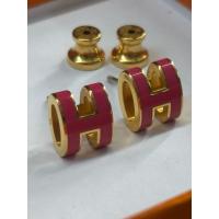 ราคา HERMES Mini Pop H Earrings used (41802945309)