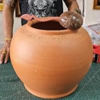 ราคา โอ่งใหญ่ 12 นิ้ว กระบวย โอ่งน้ำดินเผา ขายโอ่ง ขายโอ่งดิน โอ่งดิน โอ่ง โอ่งน้ำ โอ่งโบราณ โอ่งเสริมฮวงจุ้ย โอ่งใบใหญ่ (24650356048)