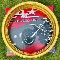 ราคา ล้อคอมดาวแท้ 1.40x17 รางน้ำ สีทอง กล่องเทา - คอมดาว (43056114841)