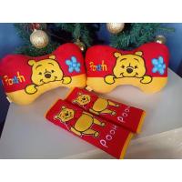 ราคา setหมอนรองคอ+ที่หุ้มเบลล์ในรถยนต์ลายหมีพูห์Pooh (13119311877)