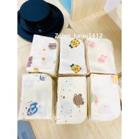 ราคา ชุดผ้าเช็ดตัวมัสลิน 4 ชั้นเนื้อนุ่ม ซึมซับได้ 5 ชิ้น ขนาด (20x30ซม) (29979066261)