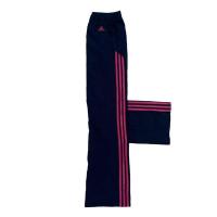 ราคา กางเกง Adidas ผ้าร่ม มือสอง สีกรม แถบชมพู กางเกงวอร์มราคาถูก สำหรับผู้ชาย และผู้หญิง (Second-hand Adidas Trousers) (9069882671)