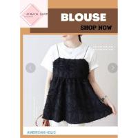 ราคา เสื้อกล้ามแจ็คการ์ด AMERICAN HOLIC (มือสองงานคัด สภาพใหม่) (41554088607)