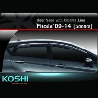 ราคา Koshi กันสาดคิ้วโครเมี่ยม Ford Fiesta 2011-14 รุ่น 5 ประตู (4ชิ้น) (670842028)