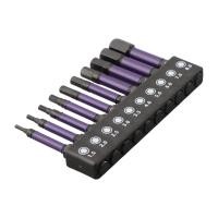 ราคา [JELLY] 10 ชิ้นแม่เหล็ก Hex หัวไขควงชุด Bit 1/4 Shank ไขควง Bit H1.5-H6 (29880776123)