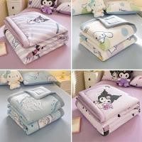 ราคา 2025 ใหม่ Kuromi ผ้าห่มน่ารักการ์ตูน Sanrio Cinnamoroll ฤดูร้อนผ้านวมล้างผ้าฝ้าย Aircond ผ้าห่มบางสําหรับเด็ก Queen King ขนาด (41158143820)