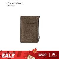 ราคา CALVIN KLEIN กระเป๋าใส่บัตรผู้ชาย Ck Leather รุ่น 4D1030G RMO - สีน้ำตาล (43762594012)