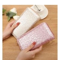 ราคา กระเป๋าสตางค์ใบยาวผู้หญิง ดีไซน์สีทอง/Dompet Panjang Perempuan Corak Berlian (45102827710)
