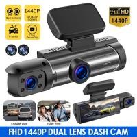 ราคา Dash Cam 3.16 นิ้ว Dual-เลนส์เครื่องบันทึกการขับขี่ด้านหน้าภายในกล้อง G-sensor Hd Night Vision มุมกว้างรถ Dvr (50902000228)