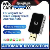 ราคา Wireless CarPlay Android Auto Adapter BT WiFi 2 In 1 AI Box ปลั ๊ ก USB และ Play (29802049693)