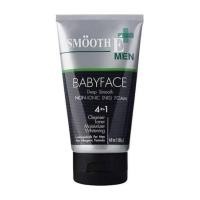ราคา east SmoothE babyface men foam 4in1 สมูทอี โฟมล้างหน้า ลดมัน ผิวใส ไร้ฟอง 75กรัม (28428207485)