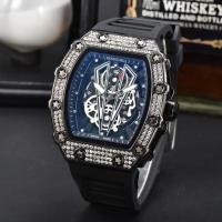 ราคา Richard Richard Quartz Movement Stainless Steel Case Rubber Strap Simple Fashion Business Men 's Wa (24981072643)