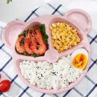 ราคา จานมิกี้ จานข้าว ชาม+ช้อน+ส้อม ขามข้าวเด็ก จานอาหาร 3หลุม พร้อมช้อนส้อม (43609099109)