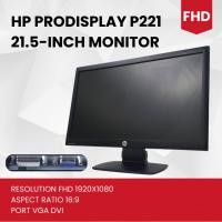 ราคา หน้าจอคอมพิวเตอร์ HP P221 21.5-inch LED Backlit ขนาด 21.5 นิ้ว FHD ภาพสวยคมชัด แถมฟรี สายไฟ สายจอ (18428102102)