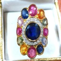 ราคา แหวนพลอยนพเก้า ทองแท้พลอยแท้ (1311037887)