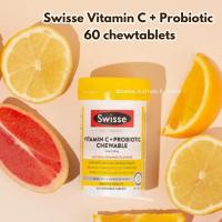 ราคา Swisse Vitamin C + Probiotic Chewable 60 Chewable Tablets (24300335695)