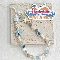ราคา Summer Sea Breeze Blue Star โซ่โทรศัพท์มือถือขนาดเล็กสด ccd Lanyard diy เครื่องประดับกล้อง Anti-Lost เชือก Blue Series 2025.14.6 (46802127329)