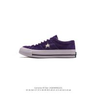 ราคา All Star One Star Low-Top Breathable หนังรองเท้าสบายๆรองเท้าแบน Anti-Slip ทนต่อการสึกหรอผู้ชายผู้หญิง Vulcanized รองเท้าผ้าใบ 158477C 6UCI ODM4 (27693559038)