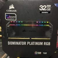 ราคา RAM 32GB (16*2) บัส 3000 CL15 CORSAIR DOMINATOR PLATINUM RGB DDR4 (6142805850)