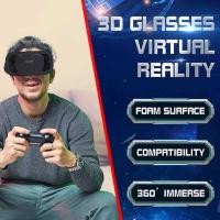 ราคา Shinecon VR แว่นตา 3D ชุดหูฟัง Virtl Reality Devs หมวกกันน็อค Viar เลนส์ Goggle สําหรับสมาร์ทโฟนโทรศัพท์มือถือเกมฟิล์ม (45050089467)